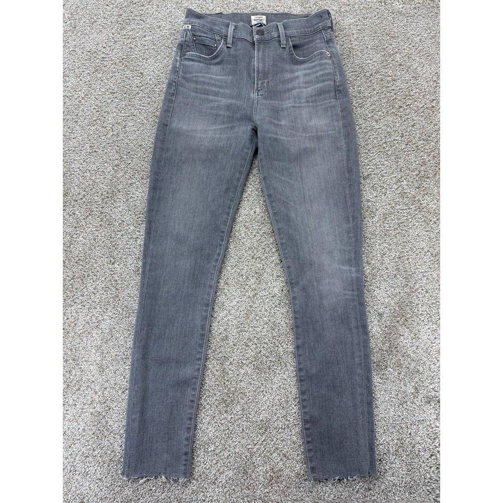 Citizens of Humanity Premium Vintage Rocket Jeans Womens 25 Gray HR Skinny Ankle